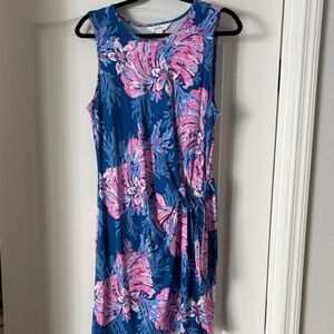 Lilly Pulitzer Sleeveless Blue and Pink Dress